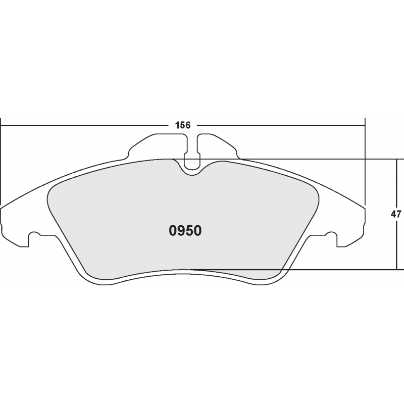 Fast road / track day compound. Street brake pads - MERCEDES Sprinter 300 Series 1996 to 05/2006
VW LT Series 1996 on